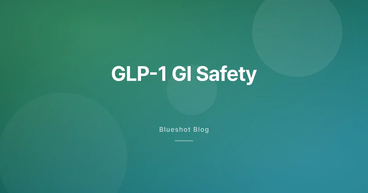 Your Stomach on a GLP-1: Gastroparesis, Nausea, and What the Evidence Actually Says