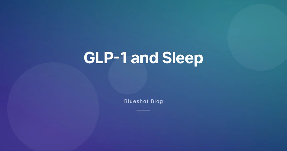 GLP-1 and Sleep: Why Wegovy and Zepbound Mess With Your Rest โ and How to Sleep Better in 2026