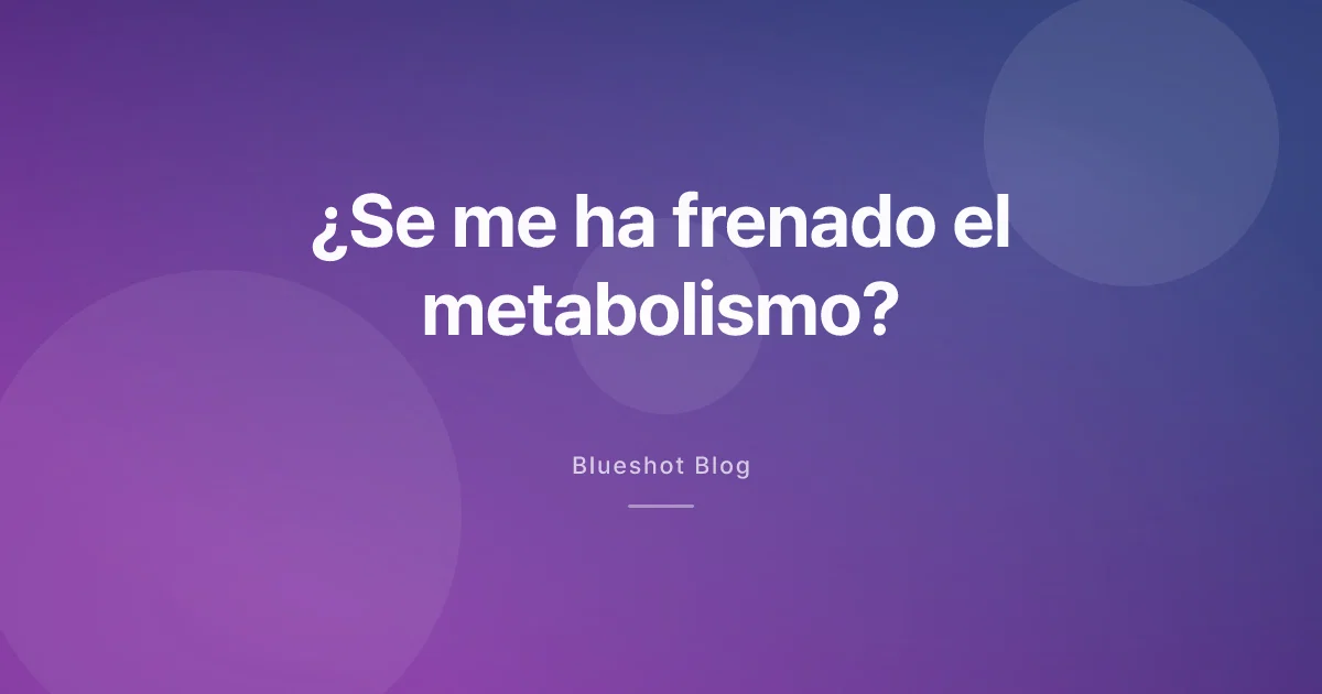 ¿El pinchazo me rompió el metabolismo? Lo que de verdad miden los estudios