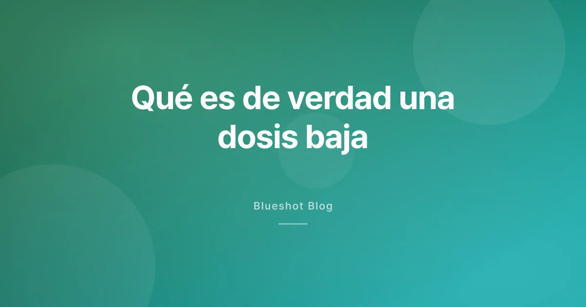 Microdosis de GLP-1: qué nombre le pone la ficha estadounidense a esa dosis