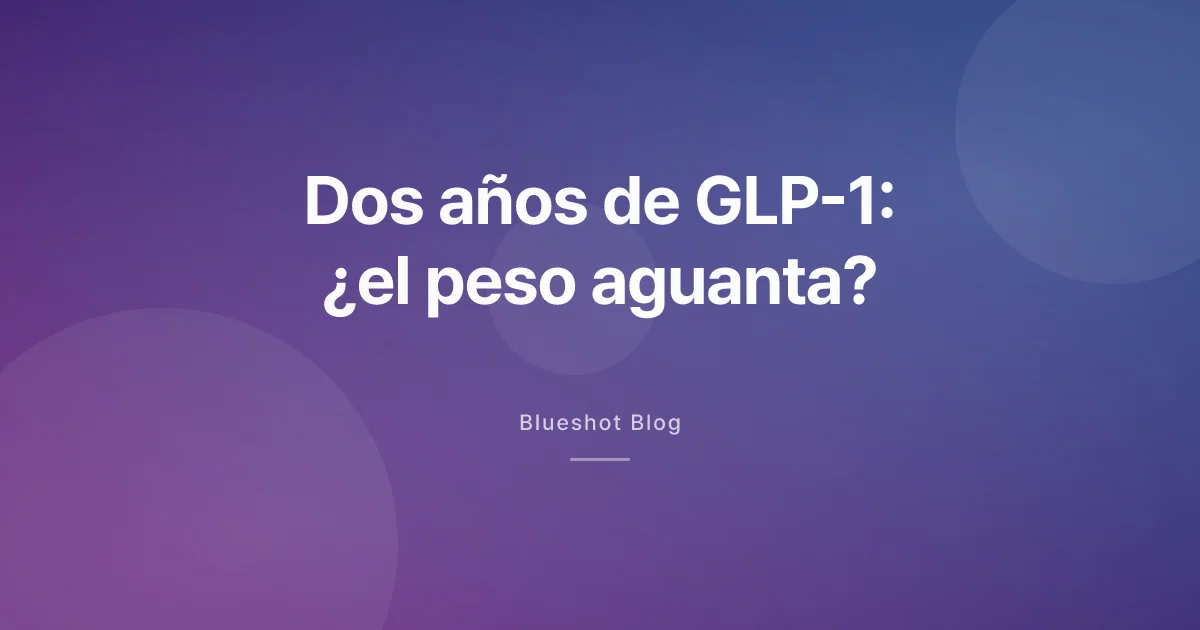 Segundo año con GLP-1: ¿seguir mantiene el peso? Lo que vi en STEP 5