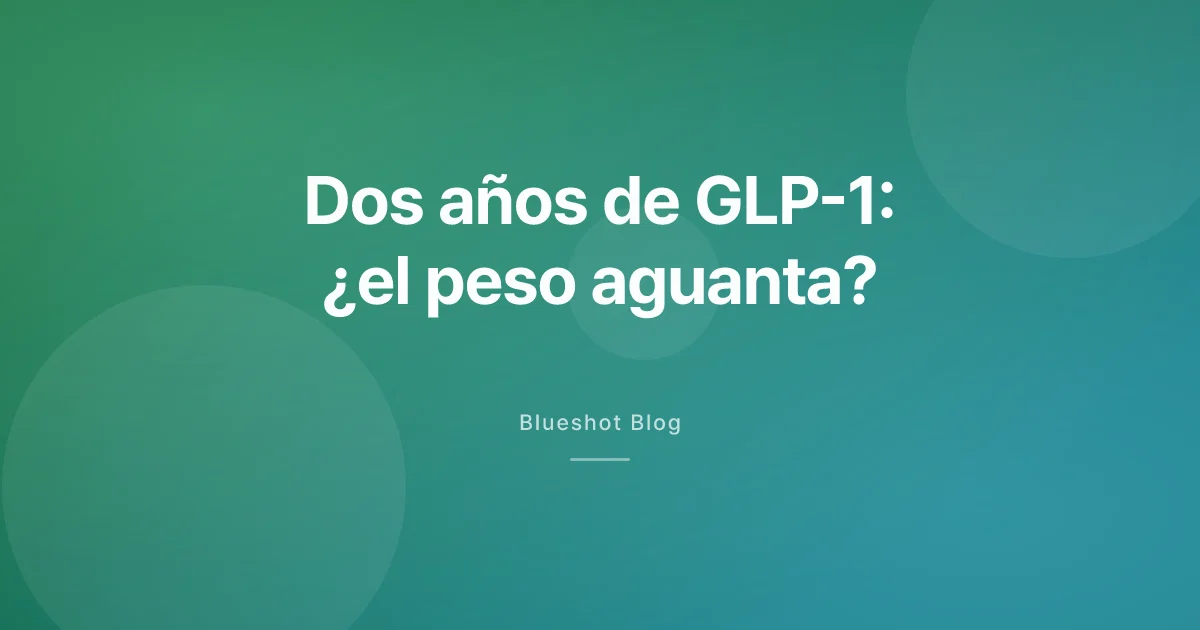 Segundo año con GLP-1: ¿seguir el tratamiento mantiene el peso?