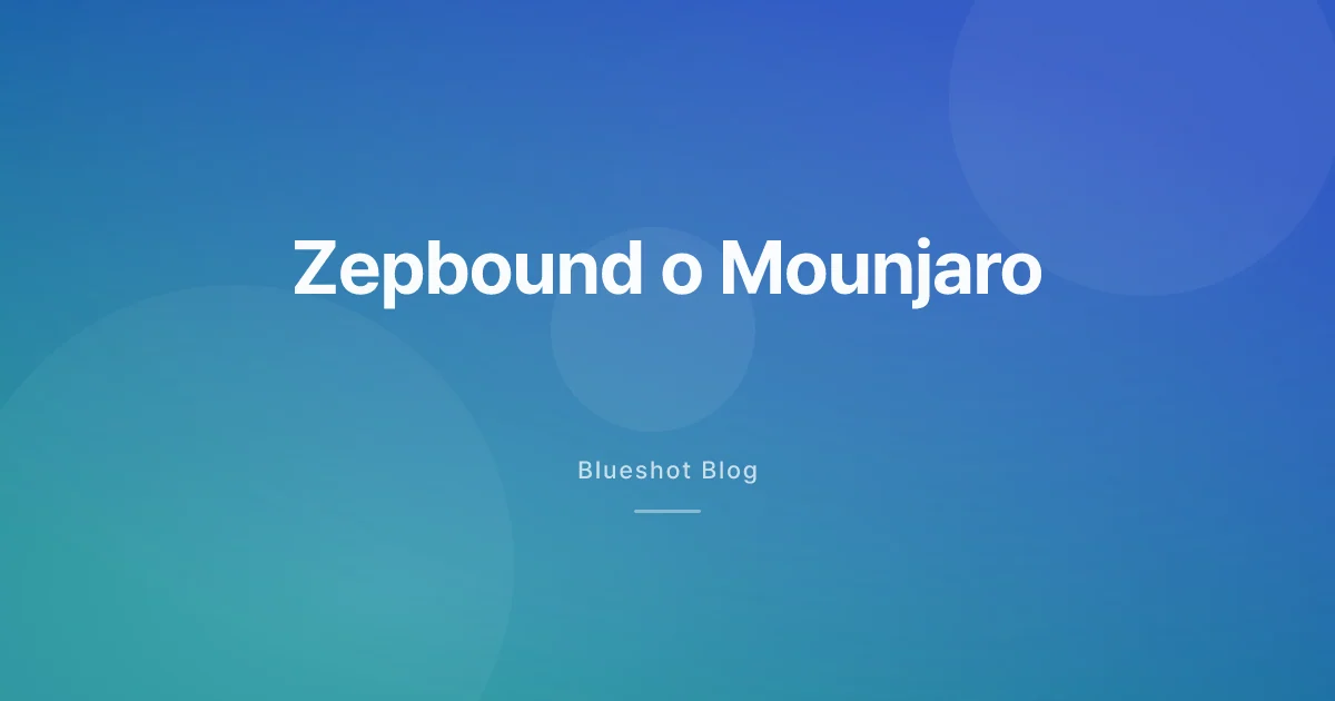 ¿Zepbound y Mounjaro son el mismo medicamento? Misma tirzepatida, distinta etiqueta en EE. UU.