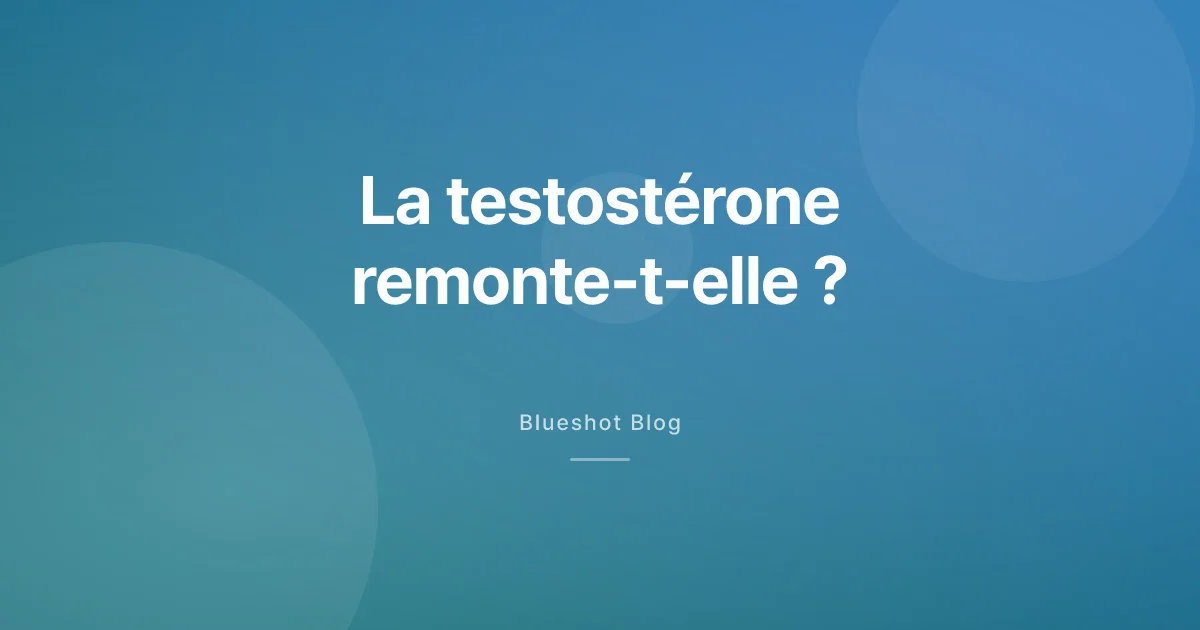GLP-1 et testostérone chez l’homme : ce que la perte de poids explique déjà