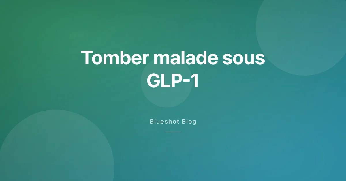 Gastro sous GLP-1 : quand suspendre l'injection et éviter la déshydratation