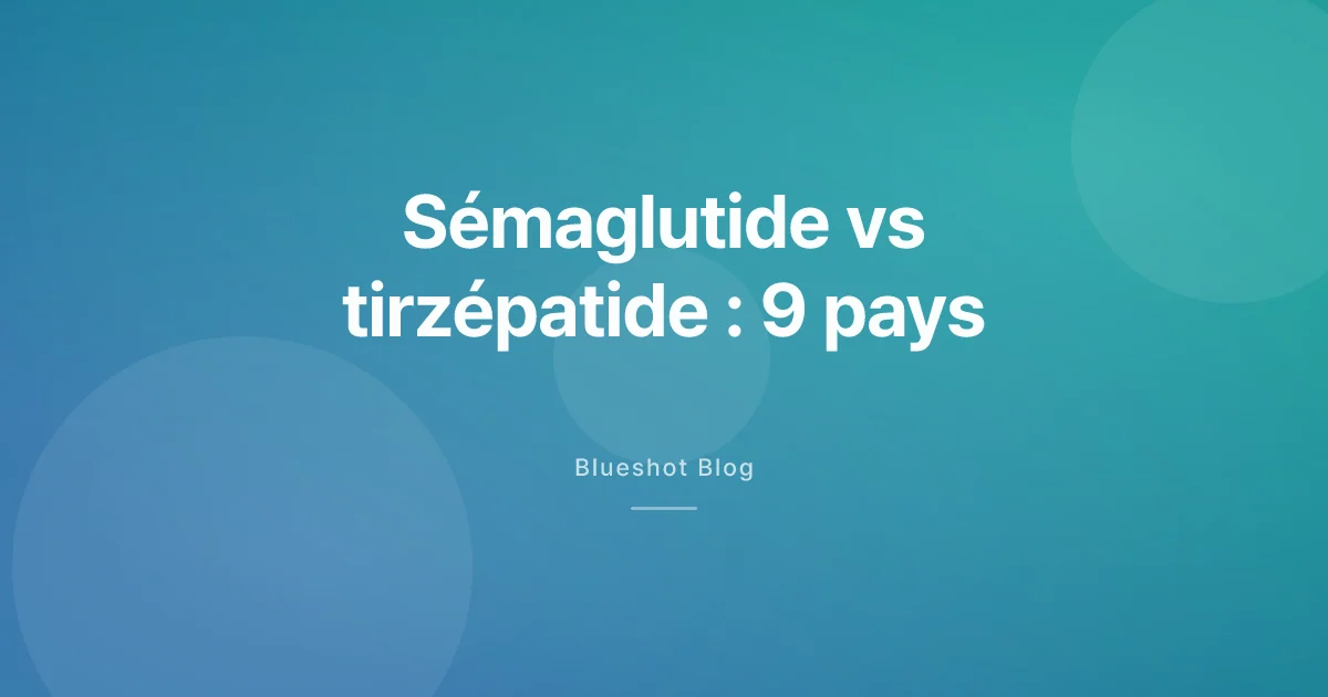 Sémaglutide vs tirzépatide : ce qu'on voit vraiment en pharmacie française (2026)