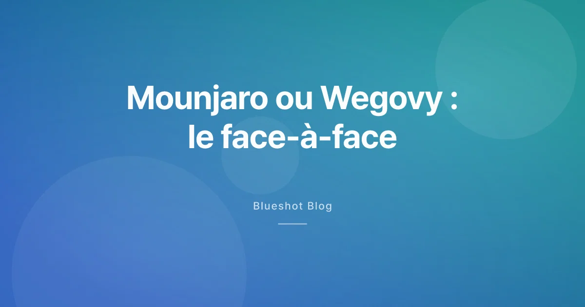 Mounjaro ou Wegovy : SURMOUNT-5 a enfin mis les deux côte à côte