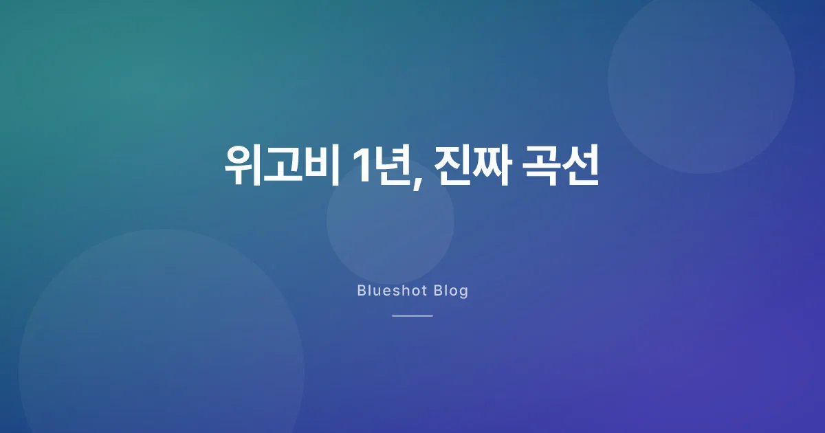 위고비 1년 후기 — 12개월이 진짜 어떤 곡선인지